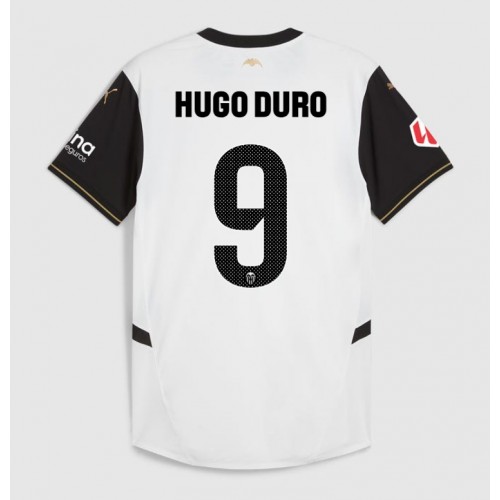 Valencia Hugo Duro #9 Domaci Dres 2024-25 Kratak Rukav